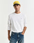 Gant tshirt גאנט חולצת טישרט שרוול ארוך בצבע לבן